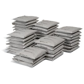 PIG Spill Absorbent Pillow - 40 Pillows - 10" x 10" - Absorbs up to .5 gal. per Pillow - PIL204