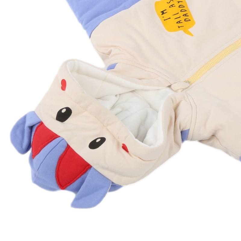 Winter Thickening Baby Cartoon Romper Children Infant Baby Hooded Romper