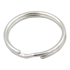 Bluemoona 100 Pcs - 20mm 3/4 Round Edged Split Key Chain Ring Connector Keychain Keyring by Key Chains & Key Rings