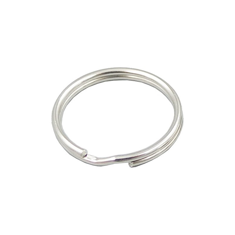 Bluemoona 100 Pcs - 20mm 3/4 Round Edged Split Key