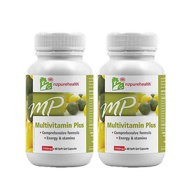 Nzpurehealth 멀티비타민 플러스1500mg 60캡슐 2개 Nzpurehealth Multivitamin Plus 1500mg 60 Capsules 2 Pack