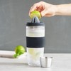 HOST Cocktail Shaker FREEZE Double-Walled Cup with Citrus Reamer, Stainless