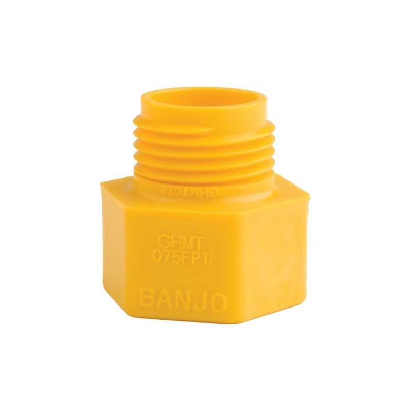 Banjo GHMT075FPT 3/4" Female NPT X 3/4" Garden Hose Male