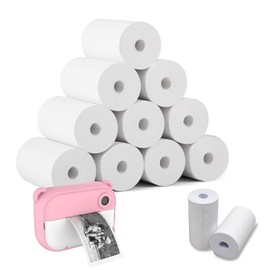 20 Rolls Paper for Children's Camera, Thermal Paper for Children's Camera and Mini Printer, Children's Camera Paper, Mini Thermal Pinter Paper for Mobile Mini Photo Printers (57 x 30 mm) (20)