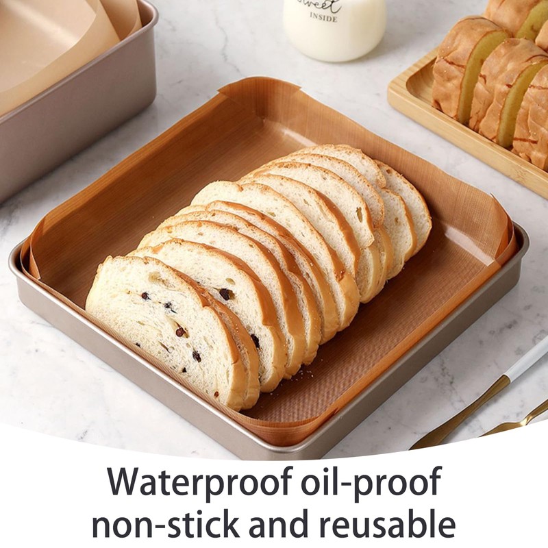 VVQWCY Permanent Baking Film, Set of 6 Baking Paper, Reusable,