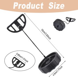 Pack of 2 Fuel Cap Chainsaw, Filter Tank Cap, Oil Cap Chainsaw Replacement Parts, Chainsaw Oil Blanket, for MS180 MS170 018 017 MS 180 170 Chainsaw, Chainsaw Replacement No. 1130 350 0500