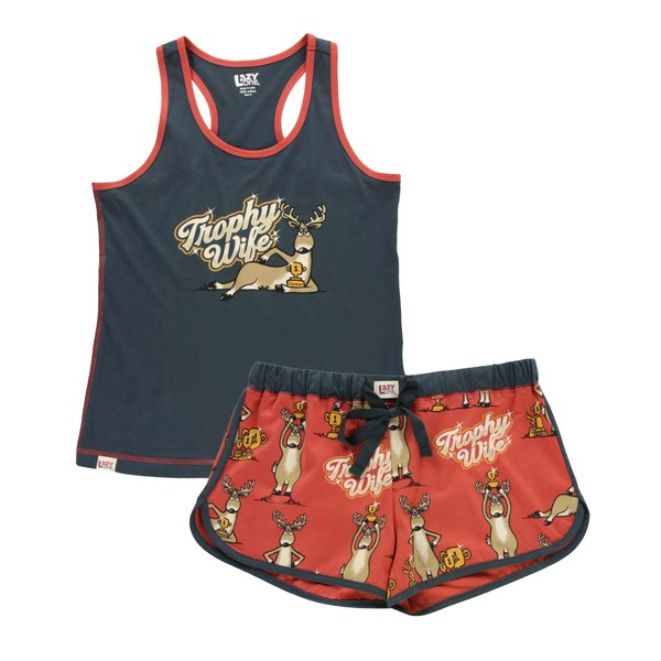 Lazy One Matching Pajamas for Women, Cute Pajama Shorts and