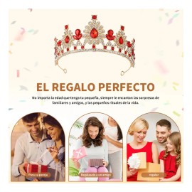 1 Corona Cristal Niña Princesa Boda Cumpleaños Tocado Novia