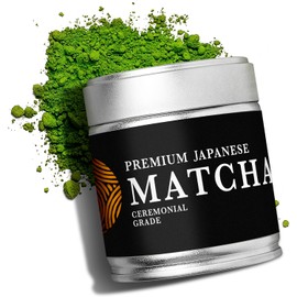 Matcha Japonés Ceremonial 40g – KOKORO LIFE – Uji, Japón, Primera Cosecha, Té Verde en Polvo 100% Puro, Sabor Suave y Umami, Ideal para Té Usucha y Latte