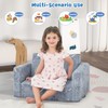 Toddler Couch,Toddler Chair,Kids Sofa Chair 2-in-1 Baby Seat Furniture Fold