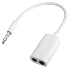 Mercader Digital 3 Pzs Adaptador Splitter 3.5mm Audífonos Divisor Conector