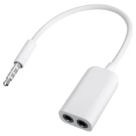 Mercader Digital 3 Pzs Adaptador Splitter 3.5mm Audífonos Divisor Conector