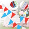 PATIKIL Pennant Banner Flags 100ft, 60 Pcs String Hanging Triangle