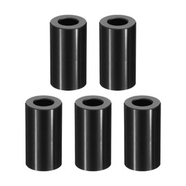 PATIKIL M10 Aluminum Spacers, 5 Pcs Metal Spacer Aluminum M10 x 3/4" OD x 1-1/2" L Aluminum Spacer Screw Standoff Round for 3/8" or M10 Screw Bolts