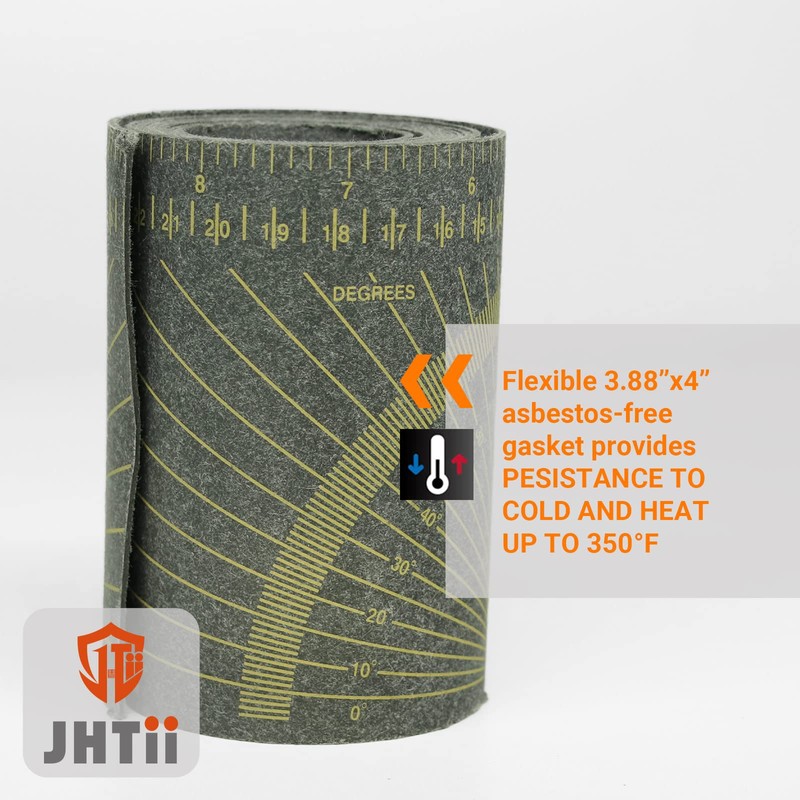 JHTII Pipe Wrap Around, Black Pipe Measuring Tool, Flex Angle