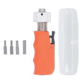 Civil Plug Spinner Stainless Steel Portable Locksmith Tool Quick Cylinder Turning Tool with Rubber Handle