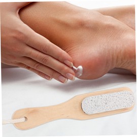 Baluue Foot File Scraper 2pcs Wood Foot Scrub Tools for Gentle Exfoliation Care