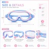 COPOZZ Kids Anti-Fog Swim Goggles – Big Frame Wide View