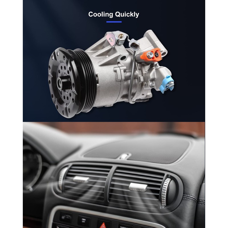 ECCPP A/C Compressor with Clutch for Scion xA xB 1.5L