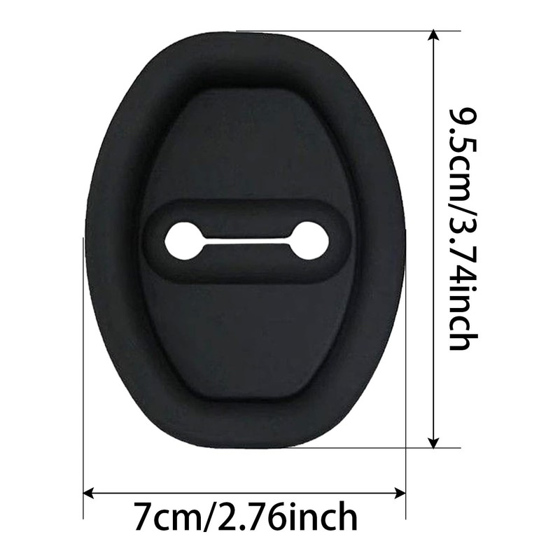 DZS Elec 4PCS Upgraded Car Door Lock K Latch Cover