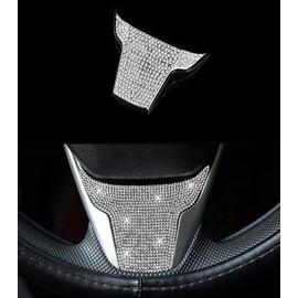 Bling Car Accessories Bling Steering Wheel Crystal Accessory Lnterior Sticker Lnterior Cover Lnterior Console Trim Compatible for Honda CRV 2017-2022