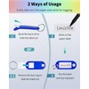 Uniclife 10 Pack 2 Inch Heavy Duty Plastic Keyrings in