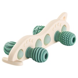 Arudyo Baby Teething Toys Silicone Car Teether for Baby BPA Free Sensory Chew Toy (Green)