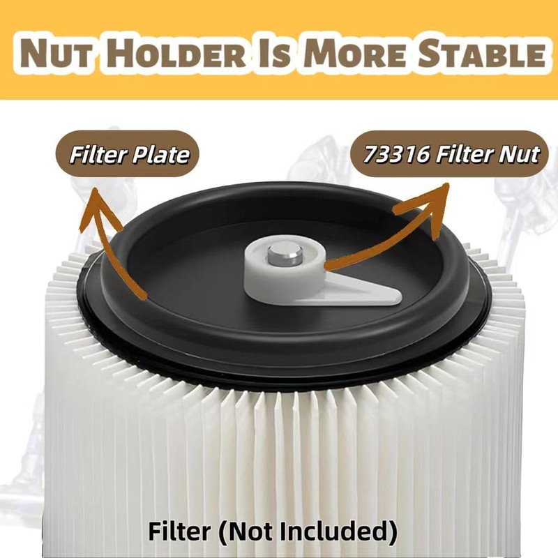 73316 83872 Vacuum Filter Nut and Plate Replacement Kit for