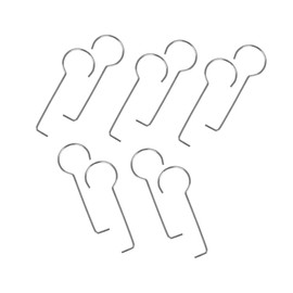 WOONEKY 10pcs Floor Drain Lifting Hooks Stainless Steel Drain Grate Tool for Easy Removal of Shower Sink Blockages Durable Hair Catcher for Bathroom Use