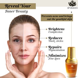 Shankara Kumkumadi Tailam Oil for Face - 18ml - Ayurvedic Saffron Kumkumadi Oil - Glow Face Oil for Women - Nighttime Ayurveda Manjish Elixir - Facial Oil For Dry Skin - Hydrating Skincare Oil…