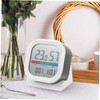 Levemolo Thermometer for Home Indoor Thermohygrometer Clock Room Thermometer Accurate