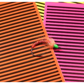 KTGCOZS Pack of 8 Sheets Synthetic Peacock Quills Fly Fishing Tying Material for Nymph Bug Shrimp Body Wrap Skin