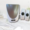 Battery Powered Wireless Portable Door Bell Chime with Visual Alert