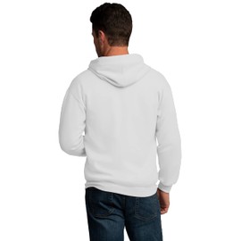 Fruit of the Loom Men's Eversoft Fleece Sweatshirts & Hoodies, Full Zip-White, 3X-Large