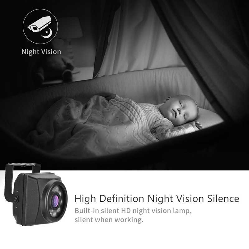 IR Illuminator Camera 8MP CMOS Image Sensor and 3.6mm Lens