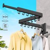 ZdwCyl Wall Mounted Clothes Hanger,Clothes Drying Rack,Laundry Drying Rack,Drying Rack
