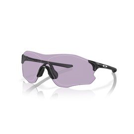 Oakley Men's OO9313 EVZero Path Low Bridge Fit Rectangular Sunglasses, Matte Black/Prizm Slate, 38 mm