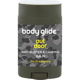 Body Glide Outdoor Anti Chafe Balm 1.5oz: Fragrance free anti chafing stick trusted in basic training, endurance sports & everyday life. Use on neck, shoulders, chest, butt, groin, thighs & feet