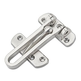 VASANA 1PCS Home Security Door Lock Stainless Steel Heavy Duty Swing Bar Lock Secondary Door Lock Security Clasp Reinforcement Lock for Home Hotel Office