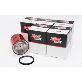 Baldwin T300-M Spin-on Lube Oil Mason Jar Filter, Heavy Duty, For Allis Chalmers, Case, Kohler, Massey Ferguson, New Holland, Clark. Replaces Fram C159 and WIX 57011 (Pack of 6)