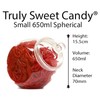 10 Assorted Plastic Sweet Jars, 2 tongs, 50 Bags for