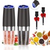 Gravity Electric Pepper and Salt Grinder Set, Adjustable Coarseness, Automatic