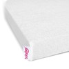 babybay Terry Towelling Fitted Sheet for Original White White