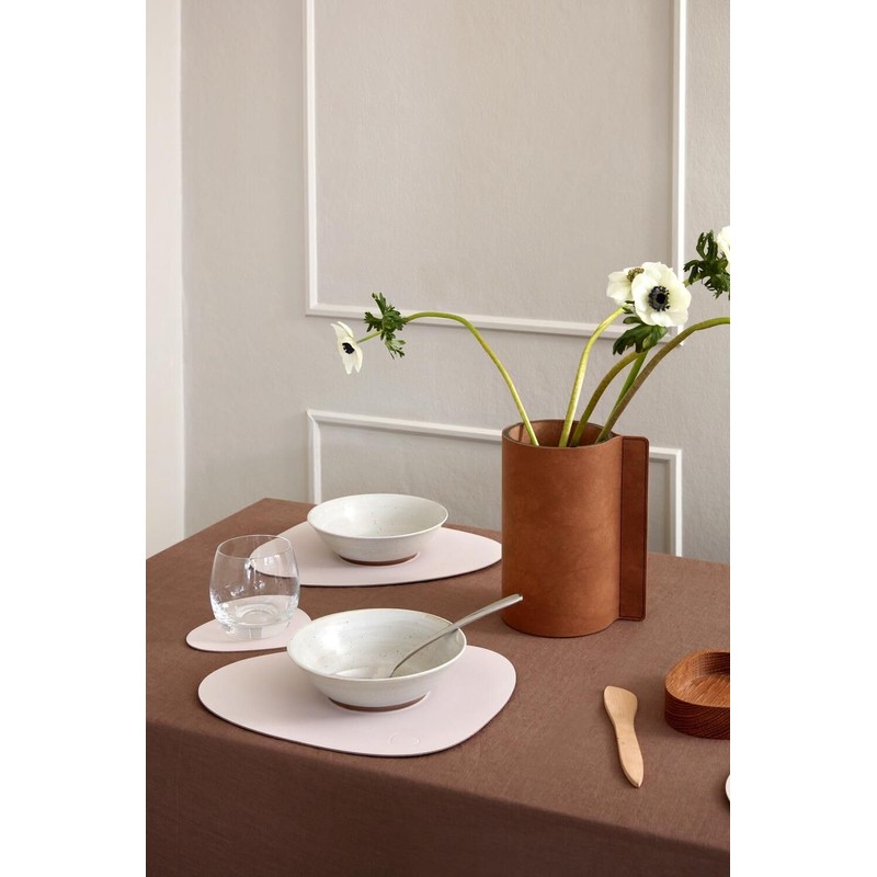 LindDNA Glass Coaster, Brown, 11 x 13 cm