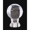 B&P Lamp® Clear Acrylic Ball Finial, 2-1/8 Inch Height, 1-1/2