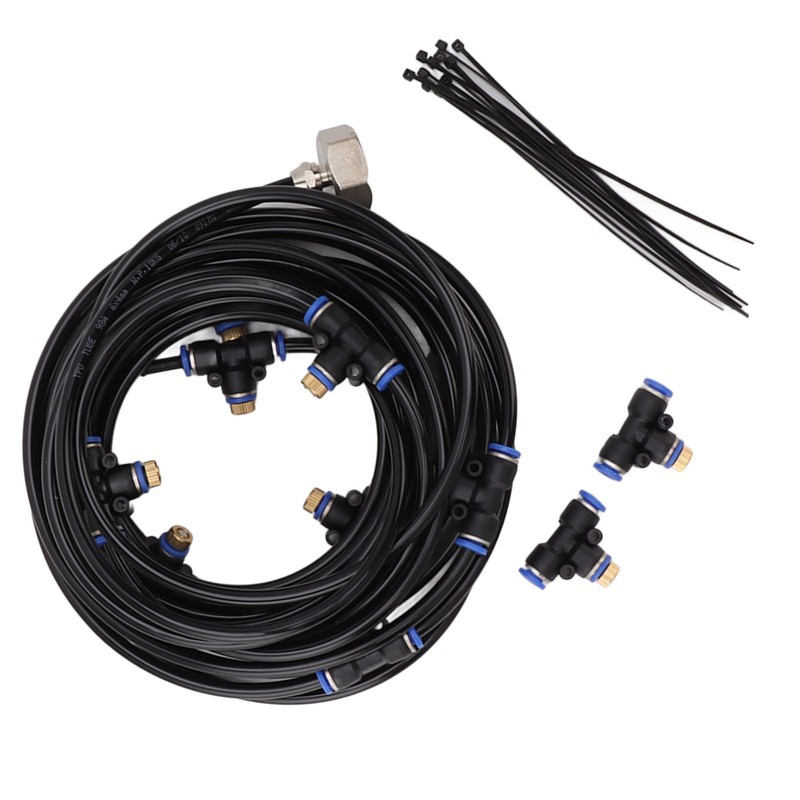 Patio Misting Cooling System Backyard Greenhouse Water Mist 8m 26ft