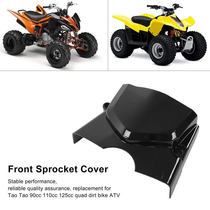Klanata Motorcycle Chain Wheel Side Cover, Aluminum Alloy Front Sprocket