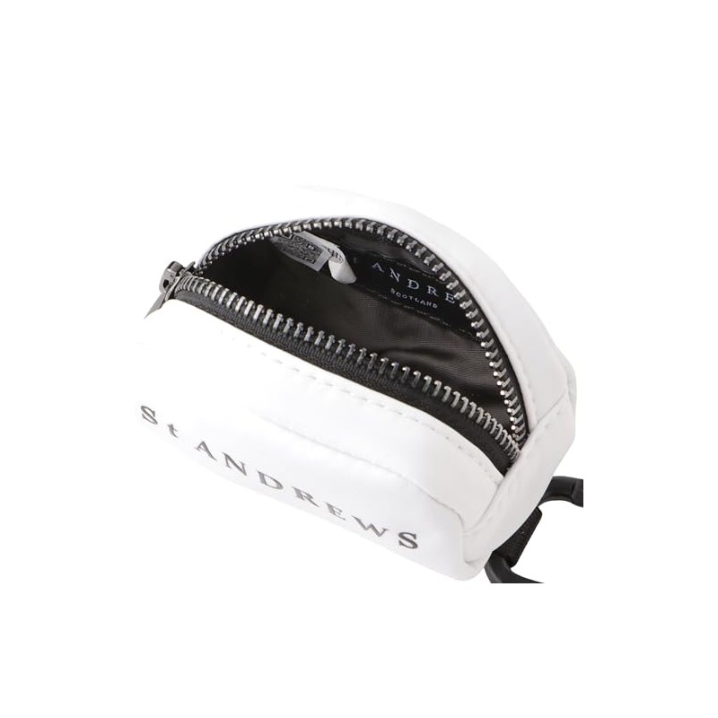 St Andrews Continuous Classic Ball Pouch (Brand Logo, Carabiner Hook)