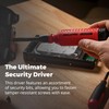 Tamperproof Security Screwdriver Set | Multi-Bit Screwdriver with ¼” Hex