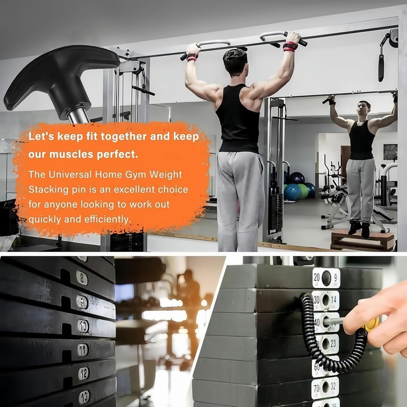 4 Pcs Weight Stack Pin,Drop Set Pins Gym,Gym Pin Heavy